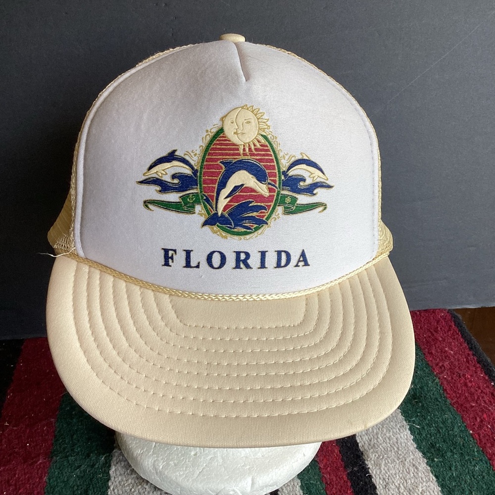 Vintage Nissun Florida State SnapBack foam Trucker Hat